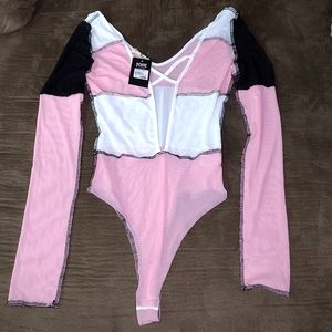 Deep V BodySuit MultiColor